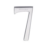 M Marcus Heritage Brass Numeral 7 - Concealed Fix 76mm